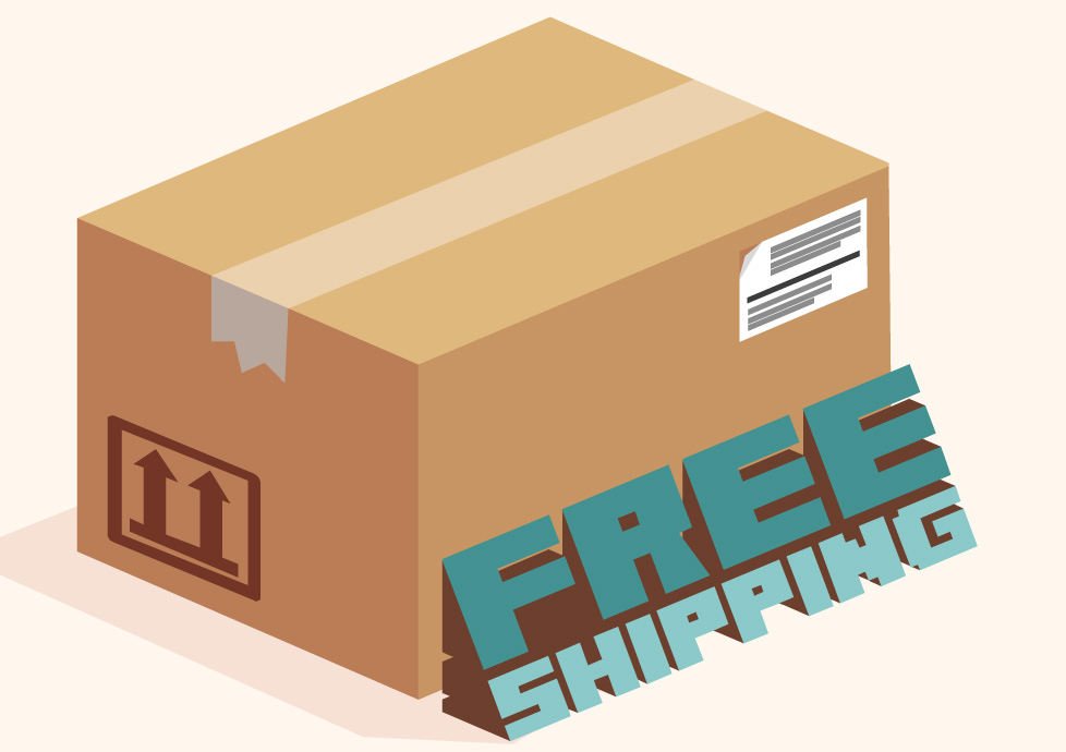 Free Shipping and Cardboard Box