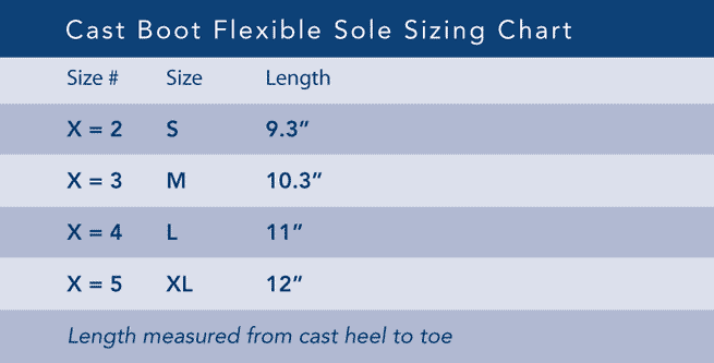 BREG CAST BOOT FLX SOLE - 1139-0004
