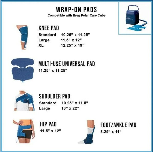 Breg WrapOn Polar Pad, Shoulder - 04900