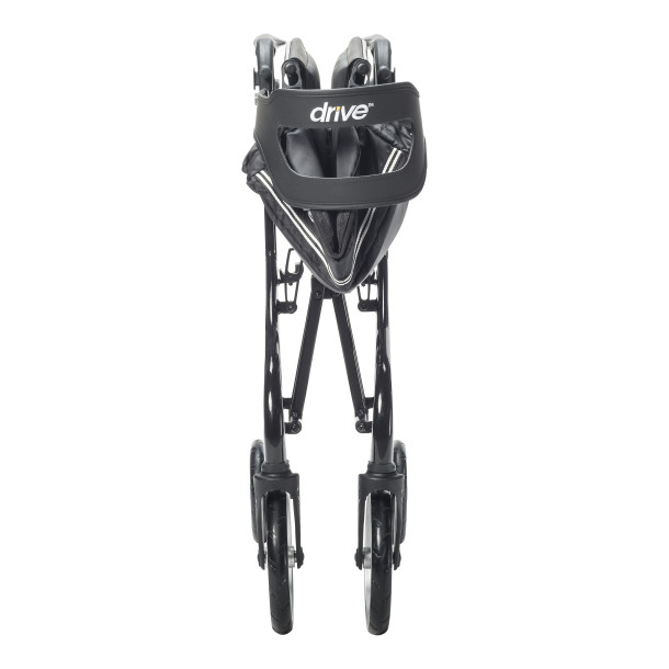 Drive Medical Nitro® Sprint HD Rollator - Heavy Duty Rolling Walker With Seat - 102662BK-HD