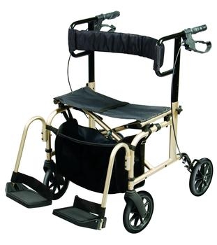 Ultra Ride Rollator Walker and Transport Chair